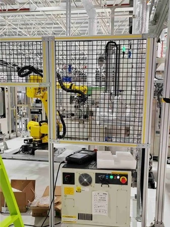 stainless steel robot safety fence 2